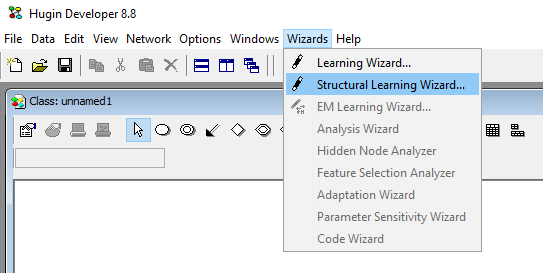 Structure Learning Tutorial — HUGIN GUI 8.9 documentation