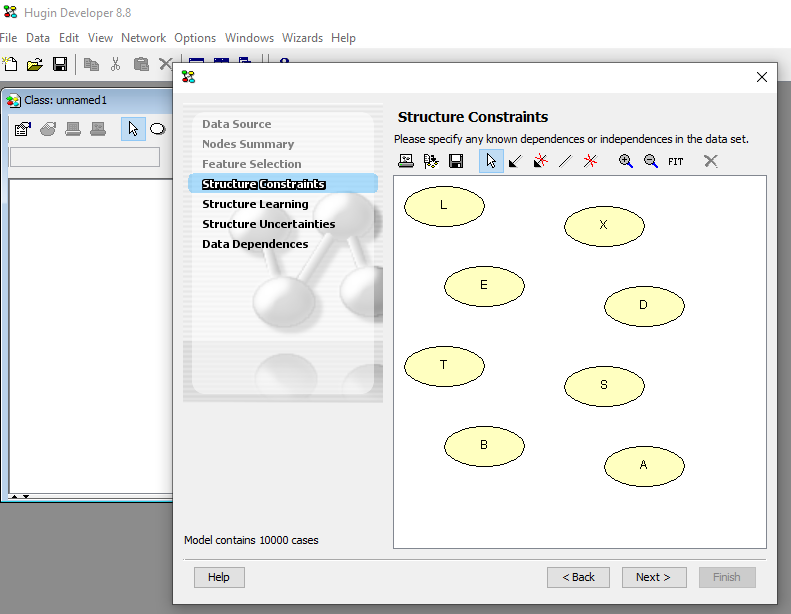 Structure Learning Tutorial — HUGIN GUI 8.9 documentation