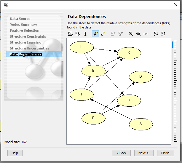 Structure Learning Tutorial — HUGIN GUI 8.9 documentation